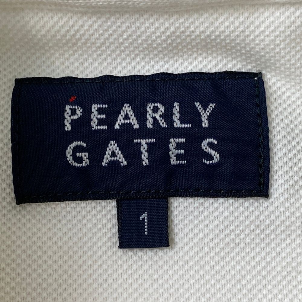 最新作 パーリーゲイツ ポロシャツ 鹿子 赤 ビックロゴ 襟付き