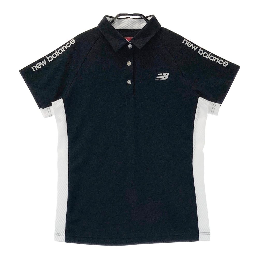 サイズ 2 NEW BALANCE GOLF ニューバランス 半袖ポロシャツ ブラック系 240101543580 ゴルフウェア レディース ストスト
