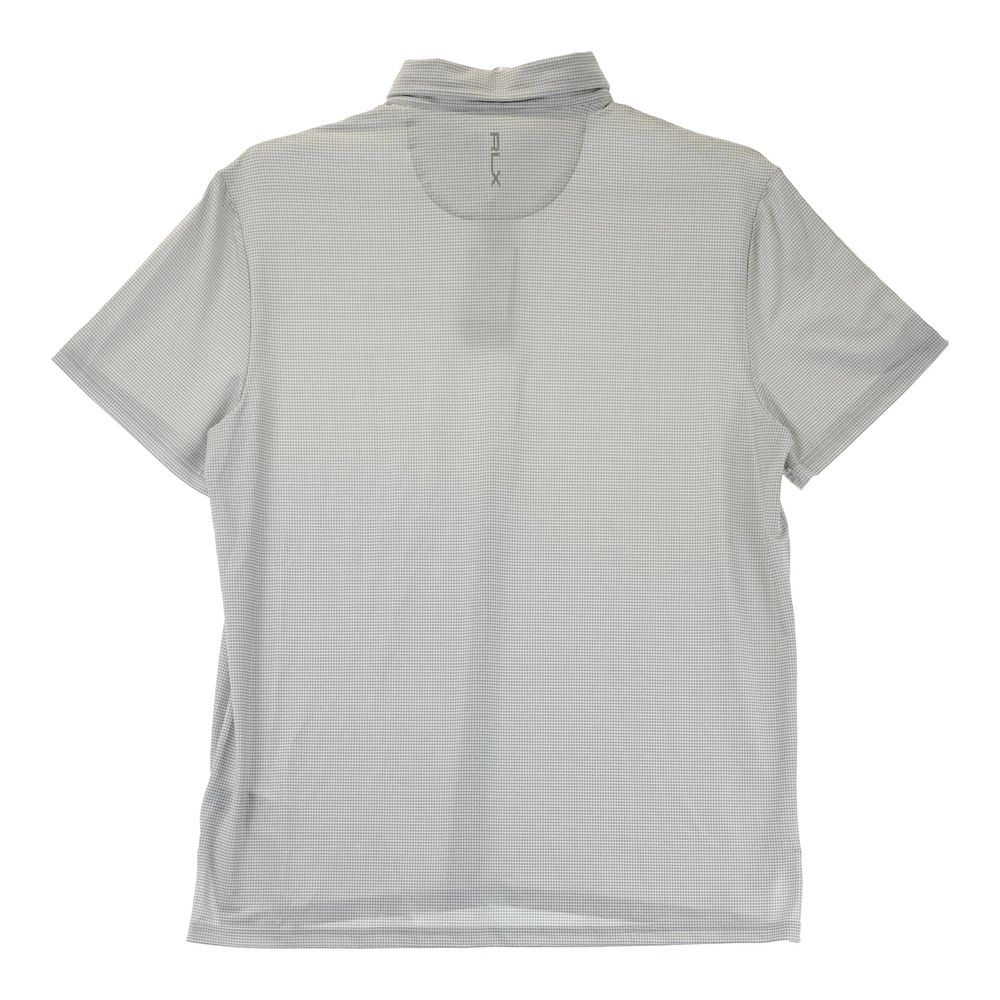 サイズ XL RLX ラルフローレン 半袖ポロシャツ 千鳥柄 グレー系 240101543634 ゴルフウェア メンズ ストスト