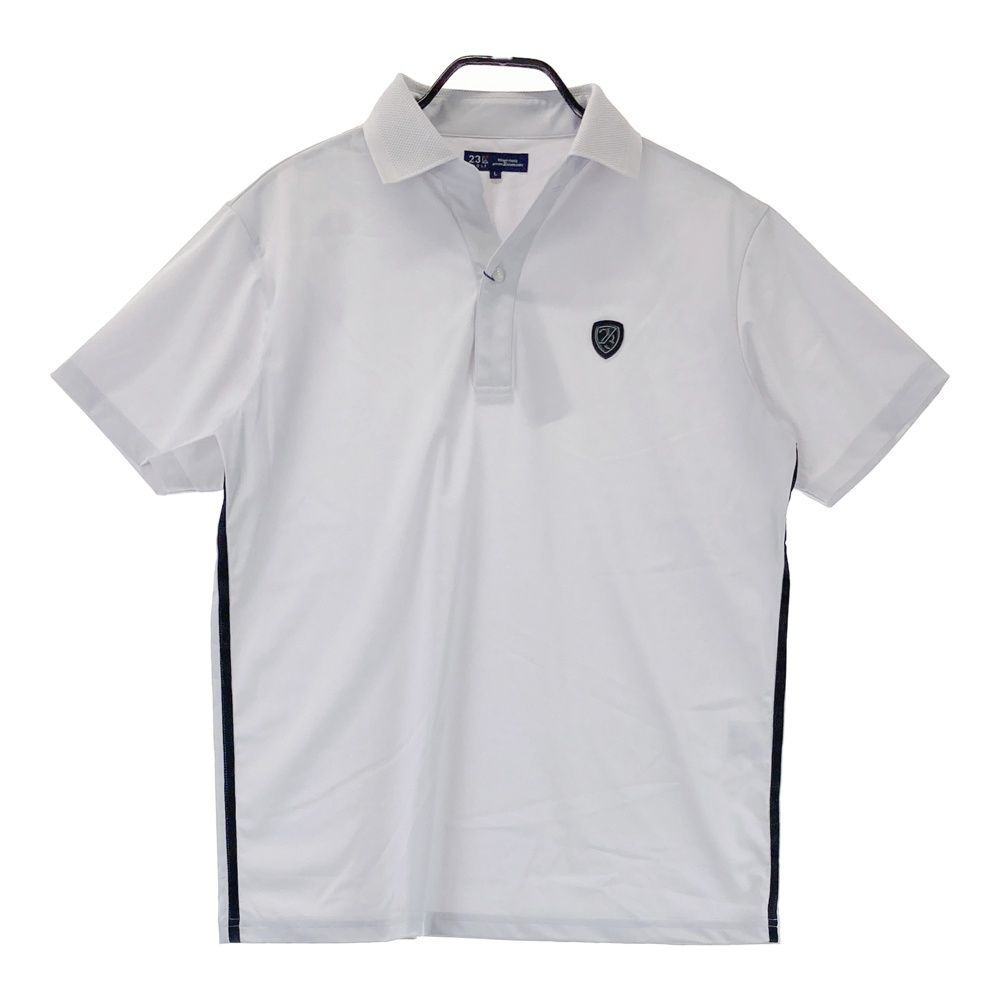サイズ L 23区GOLF ニジュウサンクゴルフ 半袖ポロシャツ グレー系 240101544077 ゴルフウェア メンズ ストスト