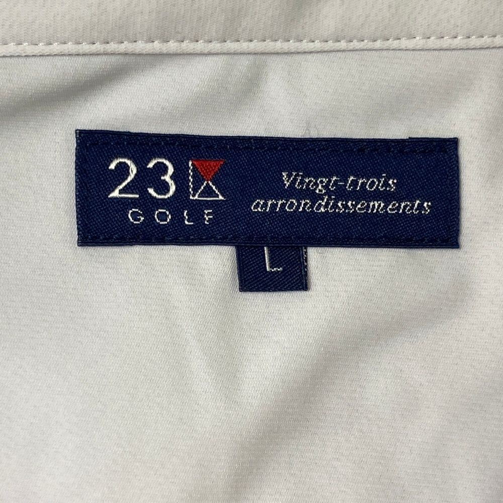 サイズ L 23区GOLF ニジュウサンクゴルフ 半袖ポロシャツ グレー系 240101544077 ゴルフウェア メンズ ストスト LLC-HASEGAWATOSO_COM