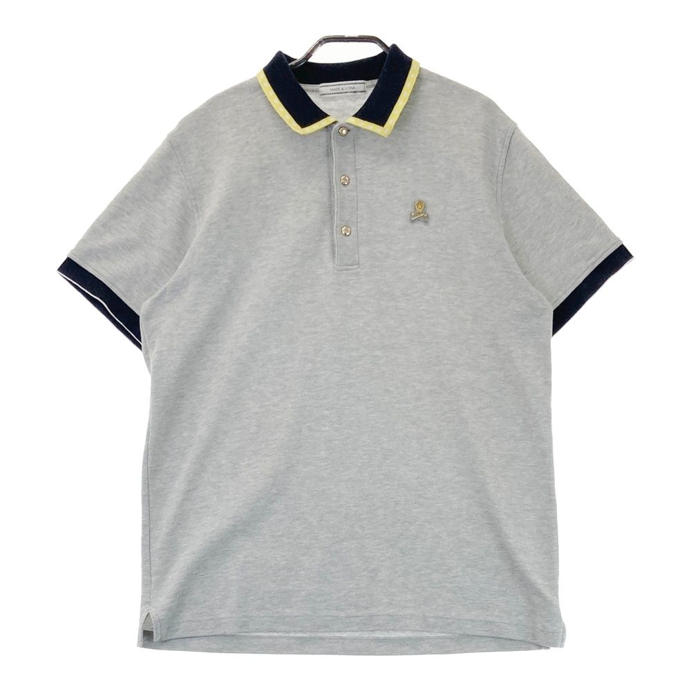 サイズ XL MARK-LONA マークアンドロナ 半袖ポロシャツ グレー系 240101544664 ゴルフウェア メンズ ストスト