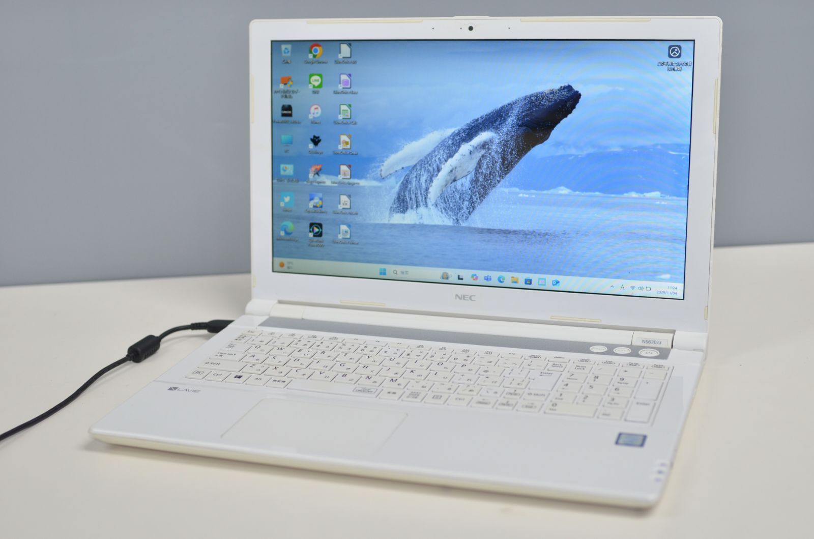 ノートパソコン NEC NS650 J Windows11 office 爆速SSD512GB core i7-8550U メモリ8GB 15.6インチ 無線内蔵 webカメラ DVDマルチ搭載