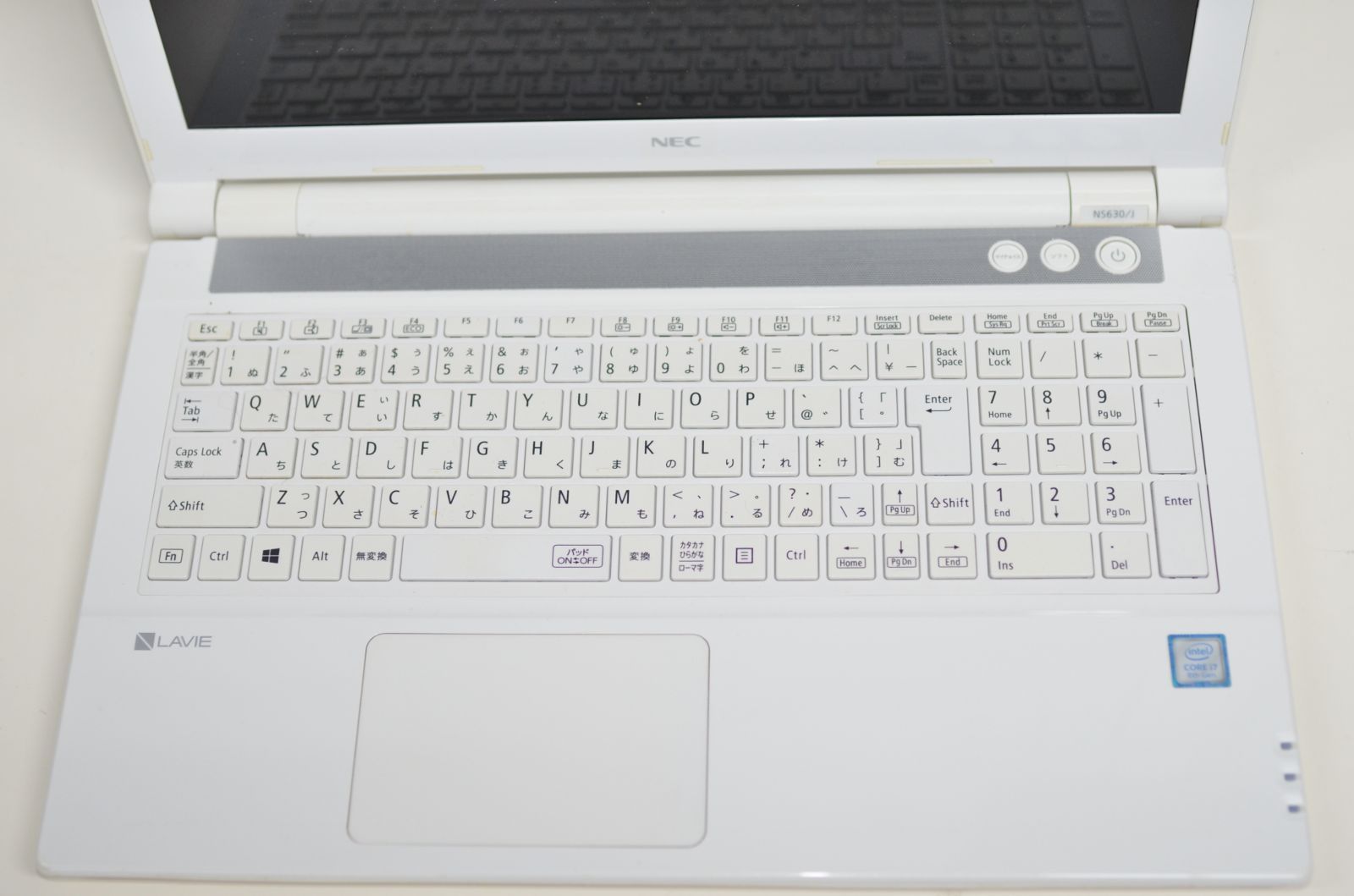 中古ノートパソコン NEC NS650/J Windows11+office 爆速SSD512GB core i7-8550U/メモリ8GB/15.6インチ/無線内蔵/webカメラ/DVDマルチ搭載 中古ノートパソコン NEC NS650/J Windows11+office 爆速SSD512GB core