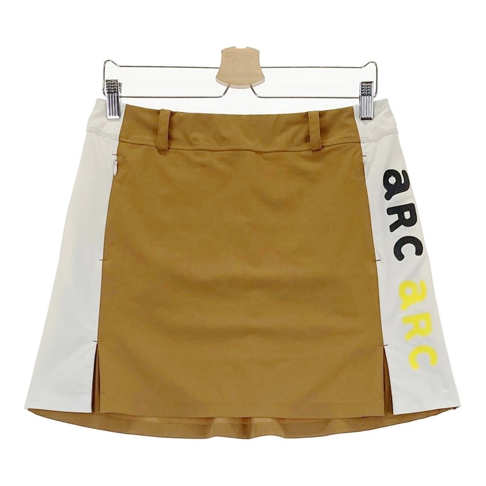 サイズ 40 ARCHIVIO アルチビオ ストレッチスカート サイドロゴ ブラウン系 240101549542 ゴルフウェア レディース ストスト