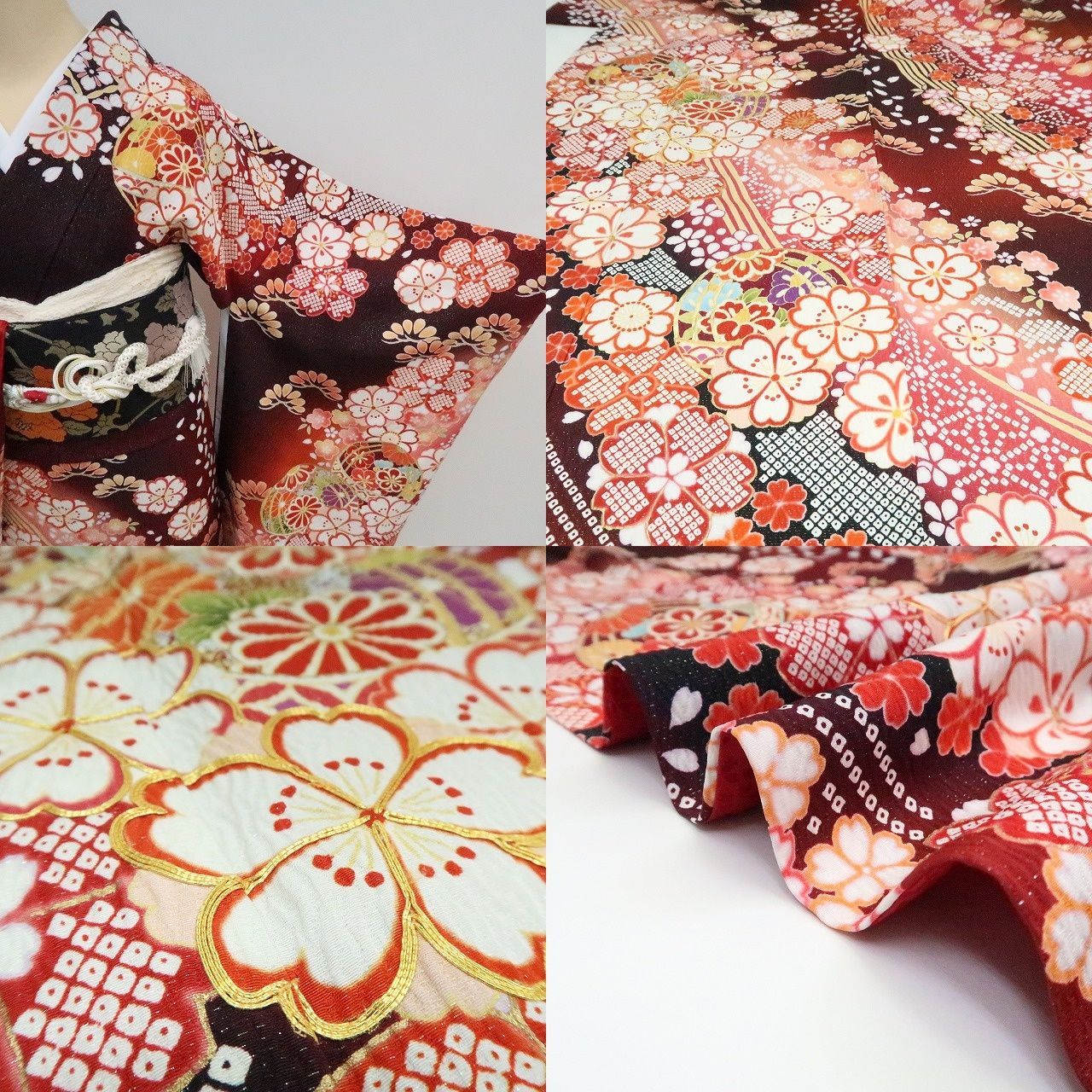 ✾まめ藤✾ｍ2127 正絹