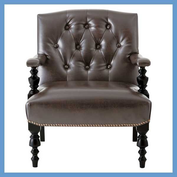 天然木 ラバーウッド とボンデッドレザー 再生皮革 のアームチェア ウィービングベルト W67×D78×H80×SH41cm No.541 ブラウン