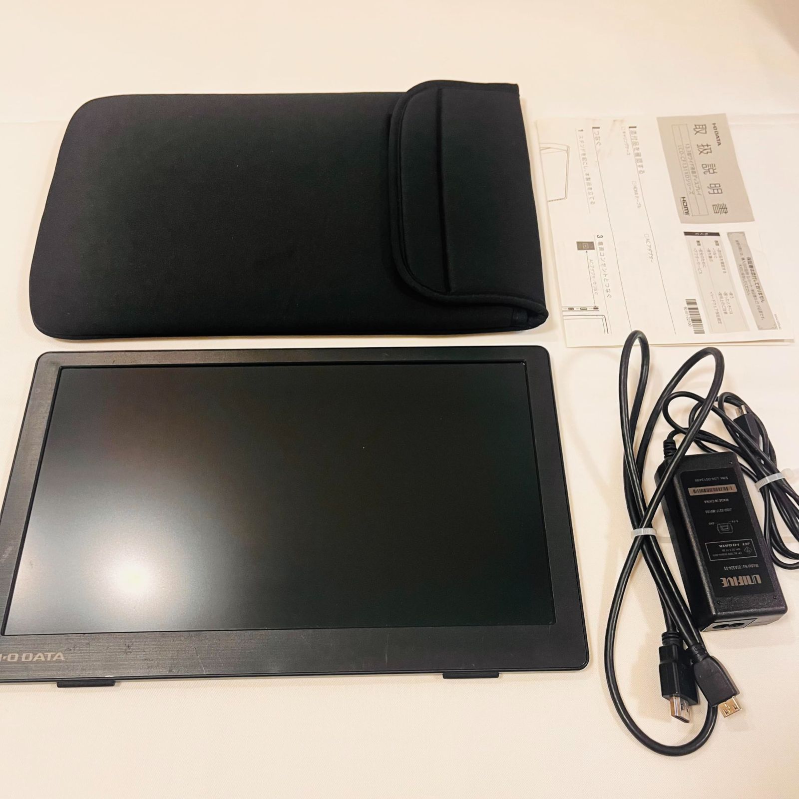 IODATA モバイルモニター 13.3インチ LCD-CF131XDB-M No2587