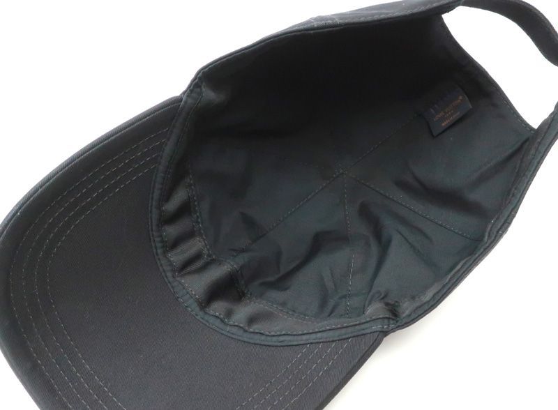 ルイヴィトン キャップ･LV スマッシュ 帽子 ノワール 黒 ブラック M7180M LOUIS VUITTON 34384
