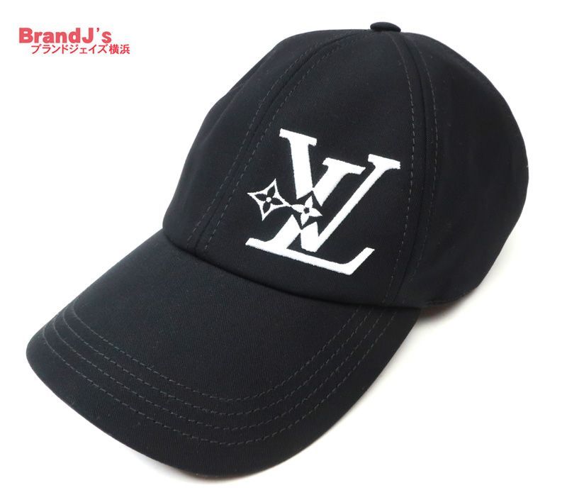 ルイヴィトン キャップ・LV スマッシュ 帽子 ノワール 黒 ブラック M7180M LOUIS VUITTON 34384