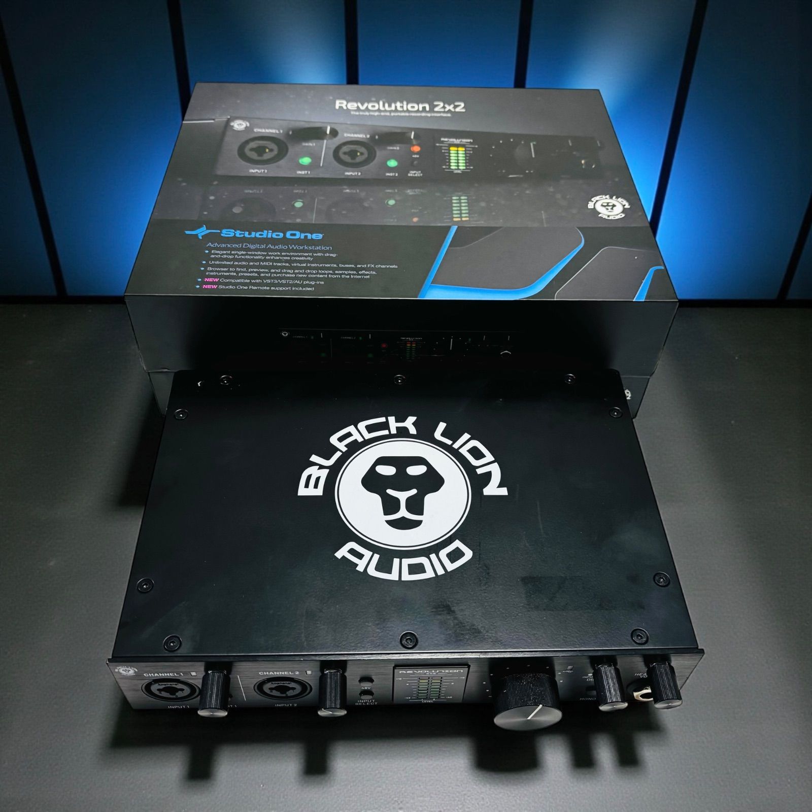 ブラックライオンオーディオ Revolution 2 x USB オーディオインターフェース Black Lion Audio レコーディング機器 高音質設計