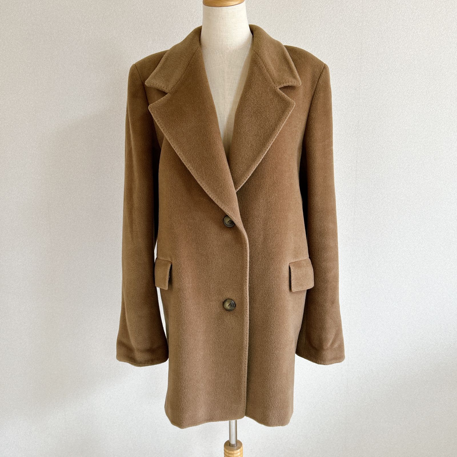 MISSONI DONNA ミッソーニ コート チェスターコート レディース ベージュ系 サイズ11号 M〜L 品 管理番号KKVTRRA90