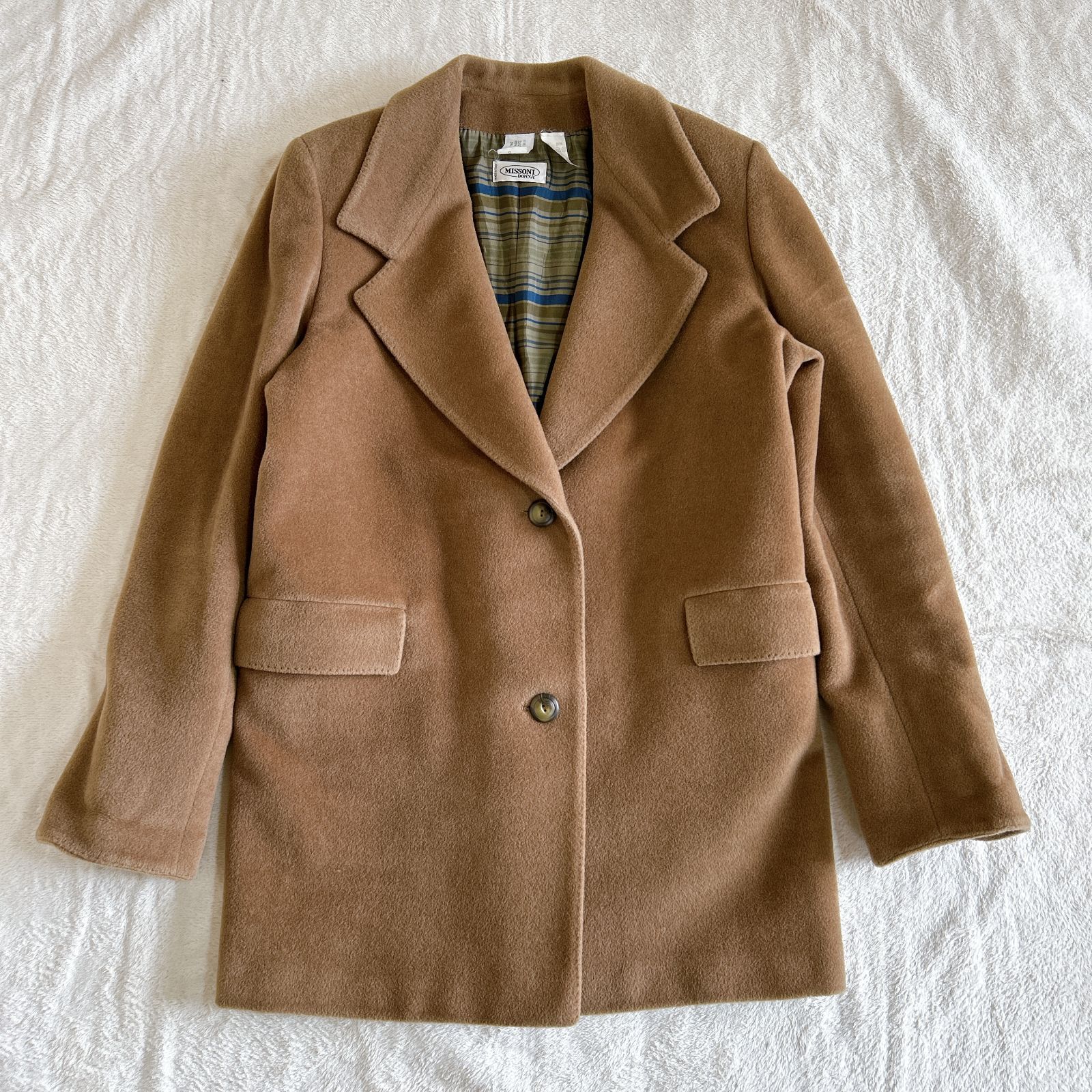 【未使用・美品】ICBチェスターコート(11号・キャメル) 新品未使用 ICB アイシービー チェスターコート キャメル サイズ11 ICB