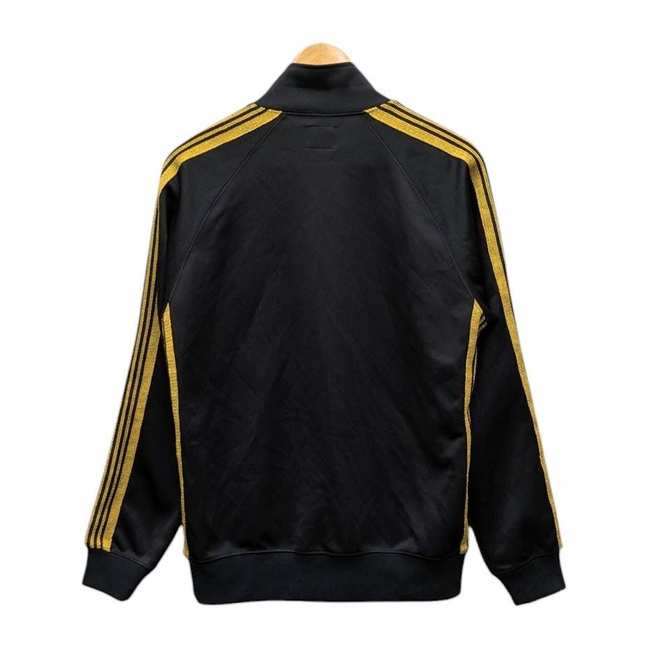 Needles BEAMS ニードルズ ビームス 別注 TRACK JACKET Poly Smooth トラックジャケット ポリスムース ブラック ゴールド DI343 サイズ S