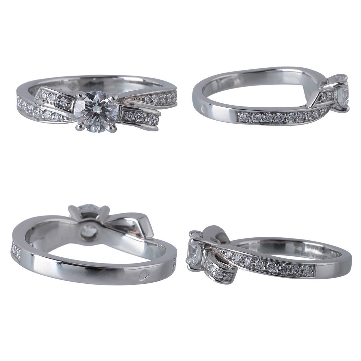 シャネル ダイヤ リング リュバン ドゥ シャネル 0.40ct F-VVS1-VG 48 Pt950 GIAレポート 布ケース 仕上げ済 CHANEL 24016 FORTGASGNV_COM_BR