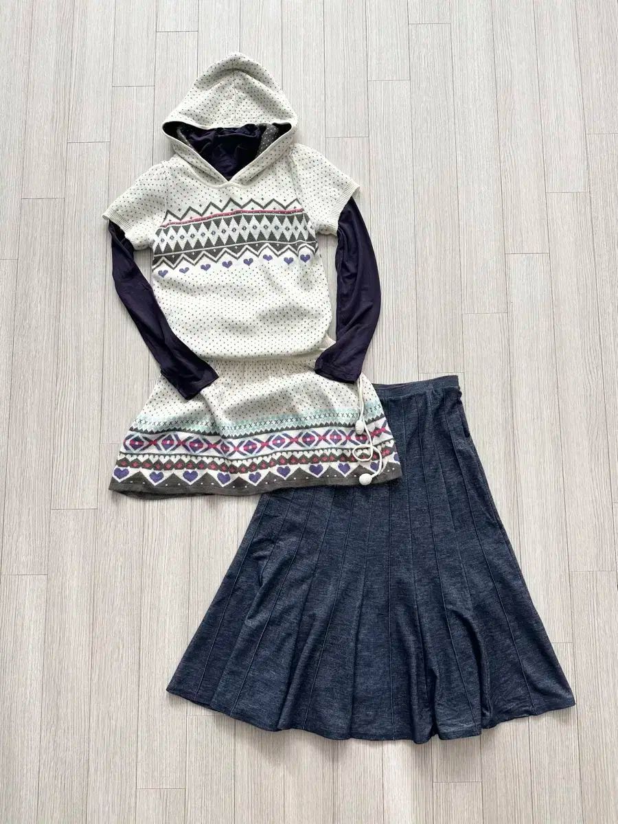 日本ヴィンテージ ヒッピー 森ガール はぐみ すずこ レイヤード コーディネートセット