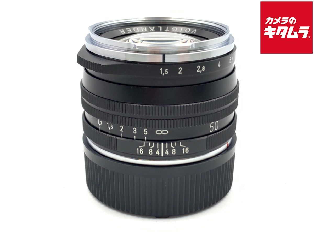 コシナ フォクトレンダー NOKTON Vintage Line 50mm F1.5 Aspherical II VM ブラック MC