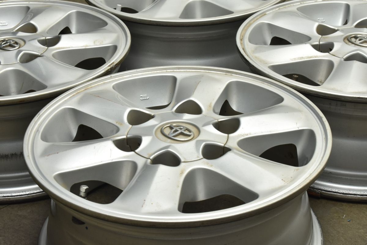 交換用に トヨタ ハイエース 15 in 6 J 35 PCD 139 7 4本セット レジアスエース 流用 ノーマル戻し スタッドレス用に