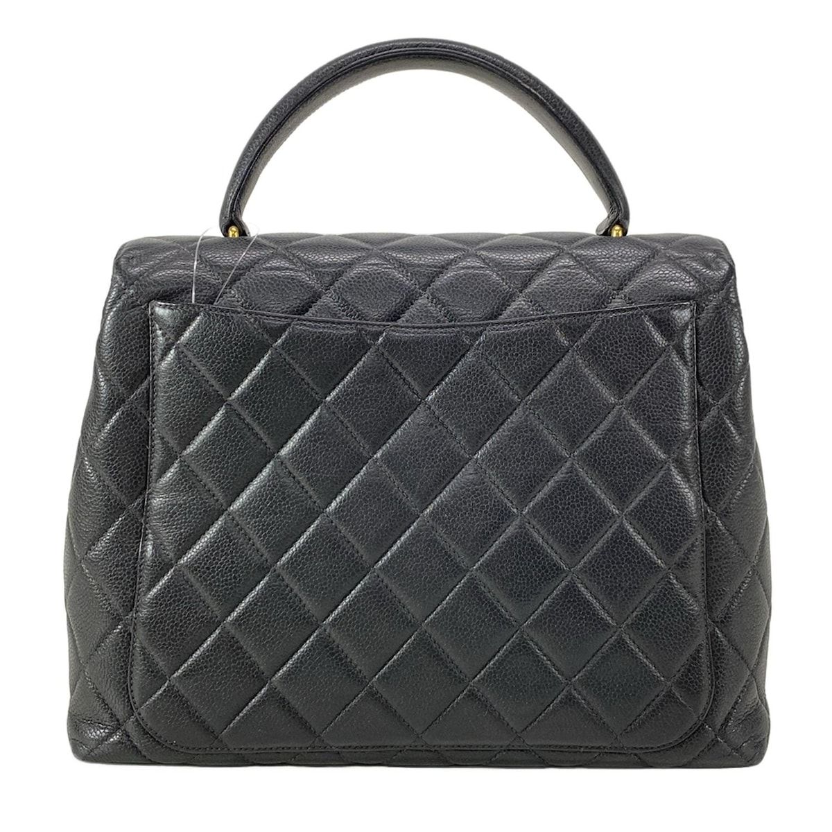 CHANEL シャネル ハンドバッグ 台形バッグ マトラッセ A12397 黒 ゴールド金具 DECORATOM_COM_BR