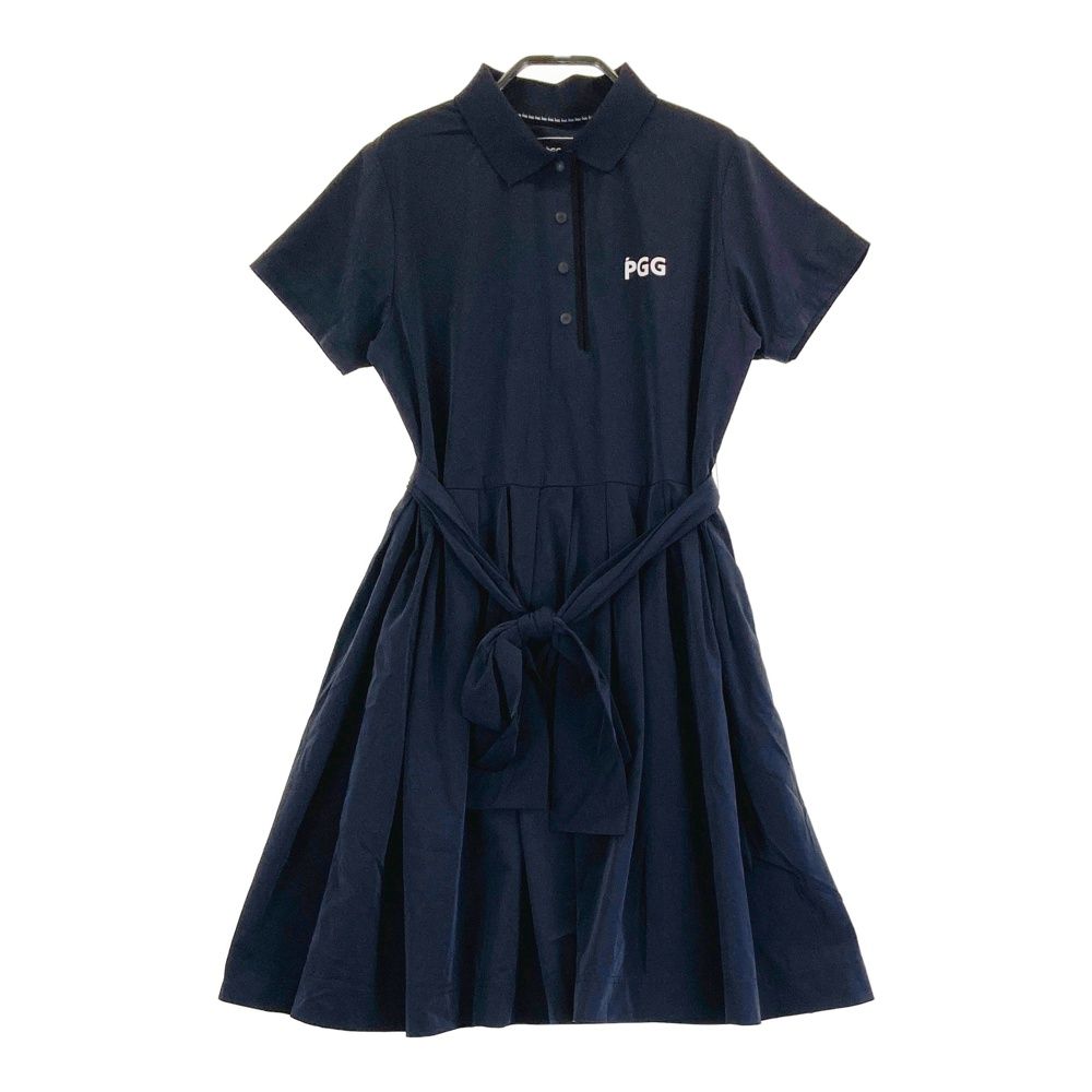 サイズ 0 PGG PEARLY GATES パーリーゲイツ モデル 半袖ワンピース ネイビー系 240101537021 ゴルフウェア レディース ストスト