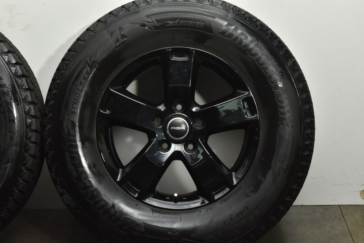  バリ溝 良好 AGA Esse II 17 in 7 5 J 48 PCD 127 ブリヂストン ブリザック DM V 3 265 70 R JEEP ジープ ラングラー グランドチェロキー 17インチ タイヤ ホイールセット