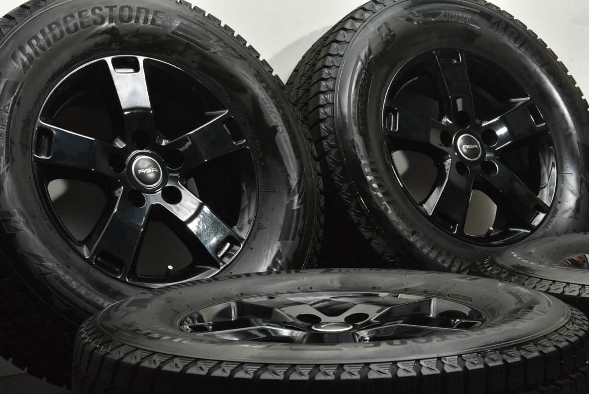 バリ溝 良好 AGA Esse II 17 in 7 5 J 48 PCD 127 ブリヂストン ブリザック DM V 3 265 70 R JEEP ジープ ラングラー グランドチェロキー