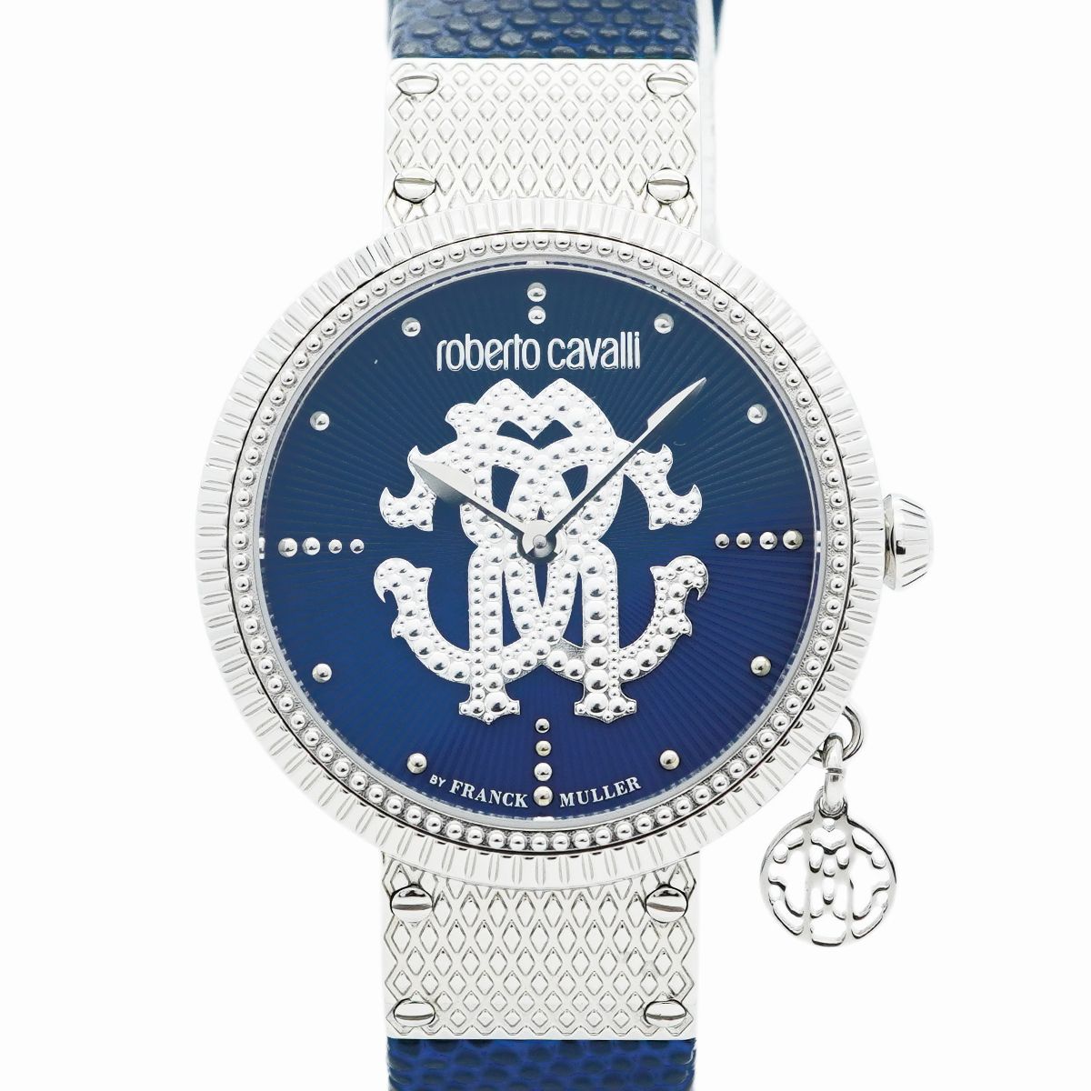 5 wwo 0020 ロベルト カヴァリ バイ フランク ミュラー ネイビー文字盤 腕時計 ボーイズ