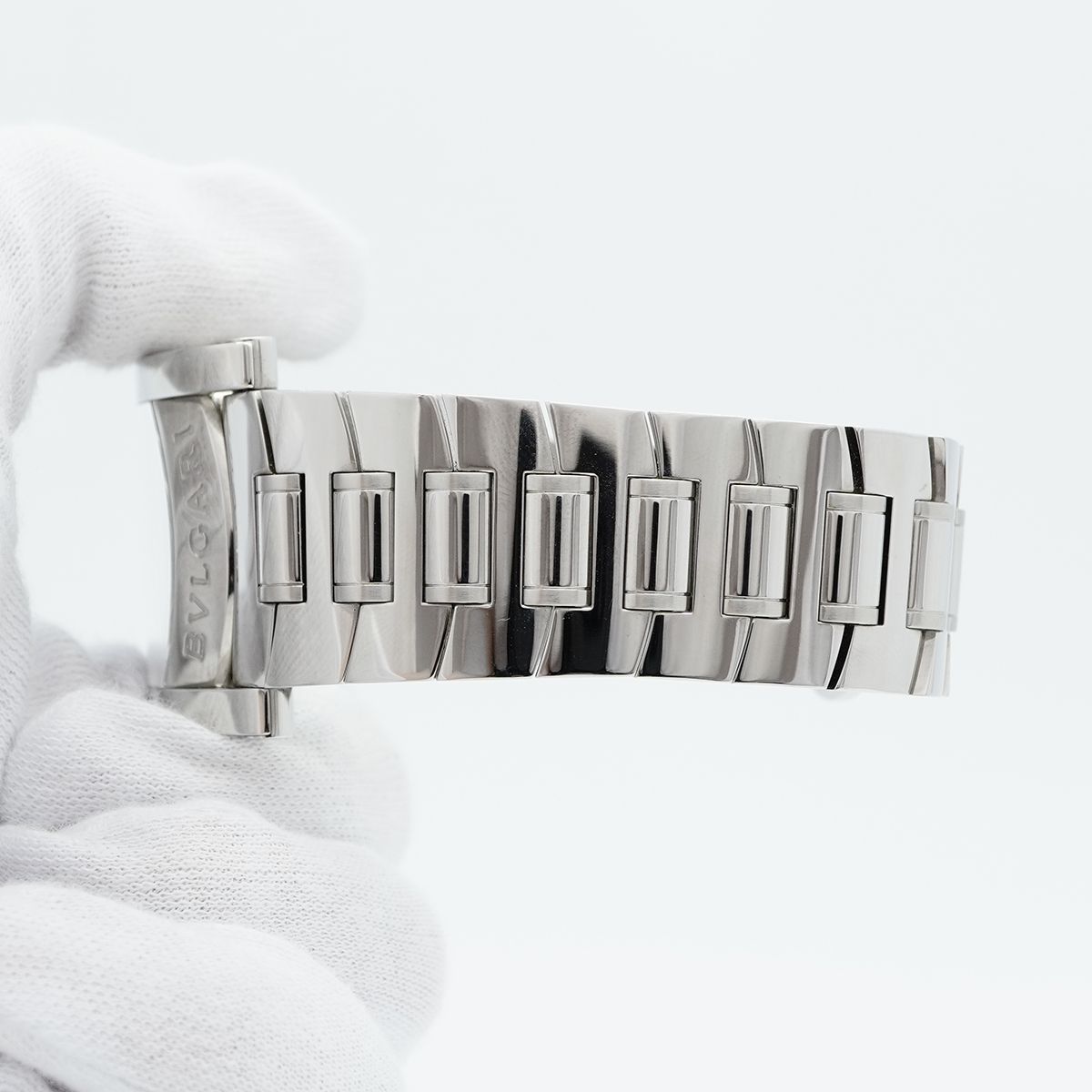 5wwo0026】ブルガリ アショーマ AA44S グレー文字盤【中古】腕時計  