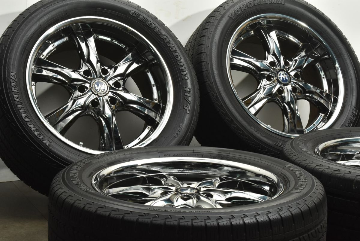 カスタム用に MZ SPEED ジュノウ クリスタルライン 20 in 8 5 J 28 PCD 139 7 ヨコハマ アイスガード G 056 285 50 R プラド ハイラックス