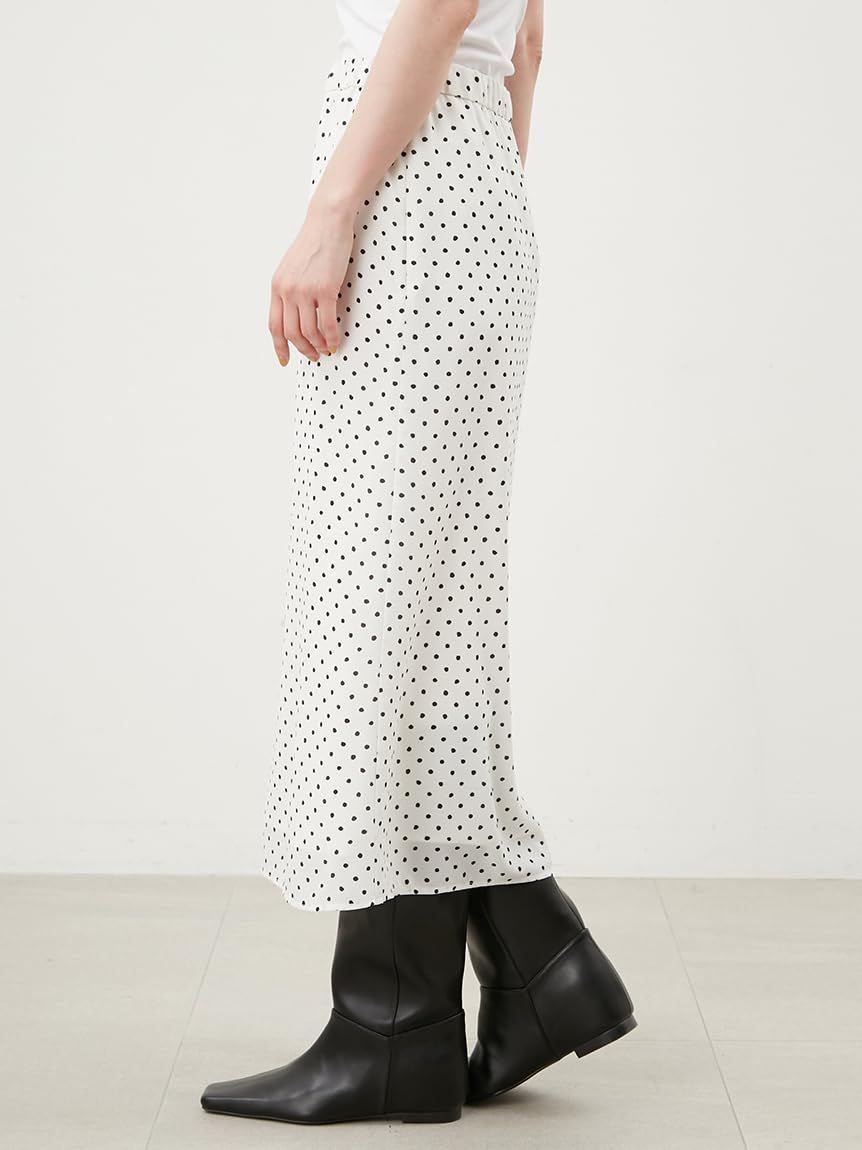 シンプルナロースカート レディース