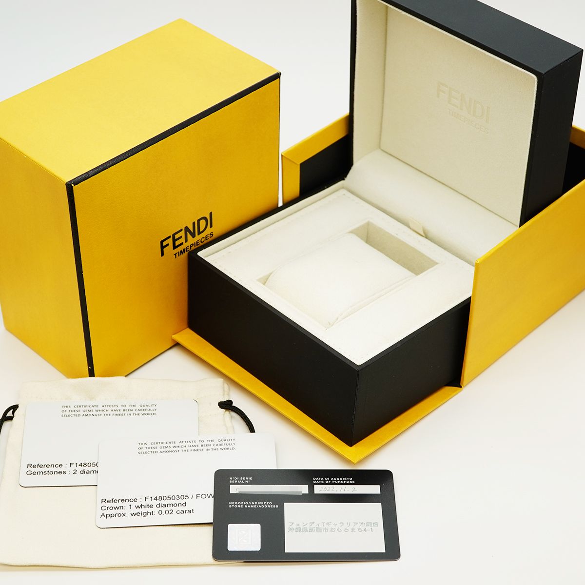 5wwo0053 フェンディ O Lockダブルストラップ FOW965AHP9F0CVM シルバー文字盤 腕時計 レディース