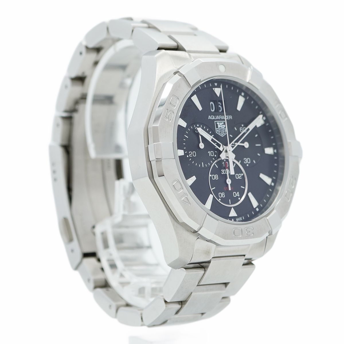 5wwo0066】タグホイヤー アクアレーサー CAY1110-0 黒文字盤【中古  