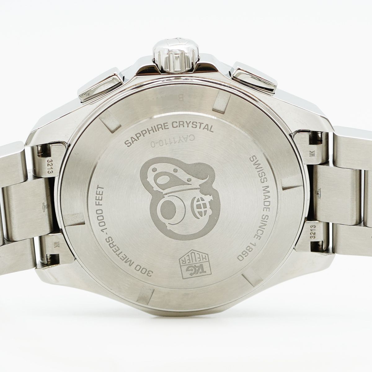 5wwo0066】タグホイヤー アクアレーサー CAY1110-0 黒文字盤【中古  