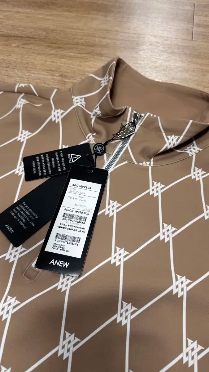 アニュー ゴルフ レディース 長袖 Tシャツ ベージュ LLC-HASEGAWATOSO_COM