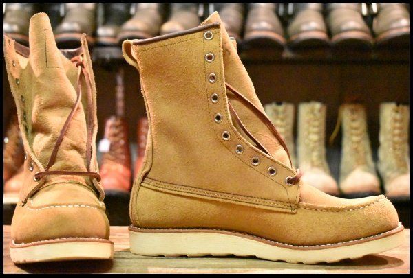 9D 11年 レッドウィング 879 ロング アイリッシュセッター スエード ミュールスキナー モックトゥ ブーツ redwing HOPESMORE GP175