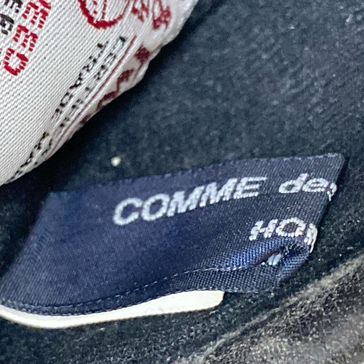 コムデギャルソンオム 手袋 メンズ - 黒×グレー×ブラウン HARRIS TWEED ハリスツイード チェック柄 ウール レザー