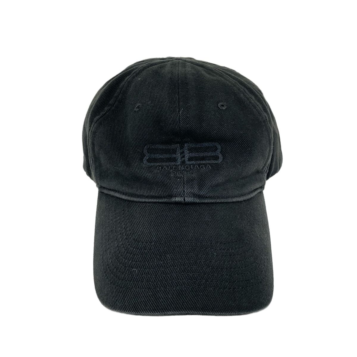BALENCIAGA バレンシアガ キャップ L 59cm - 黒 コットン