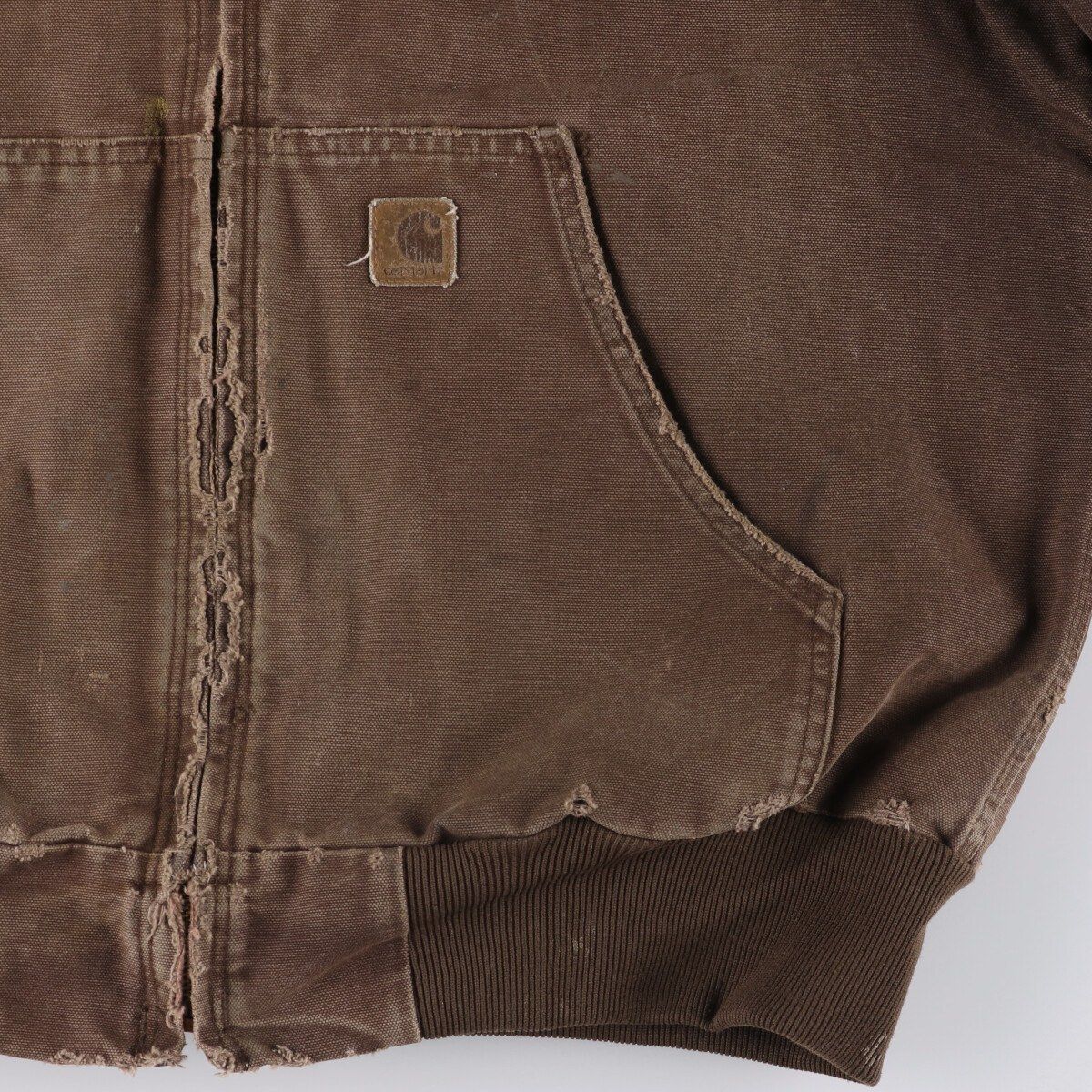 ダックフルジップパーカー