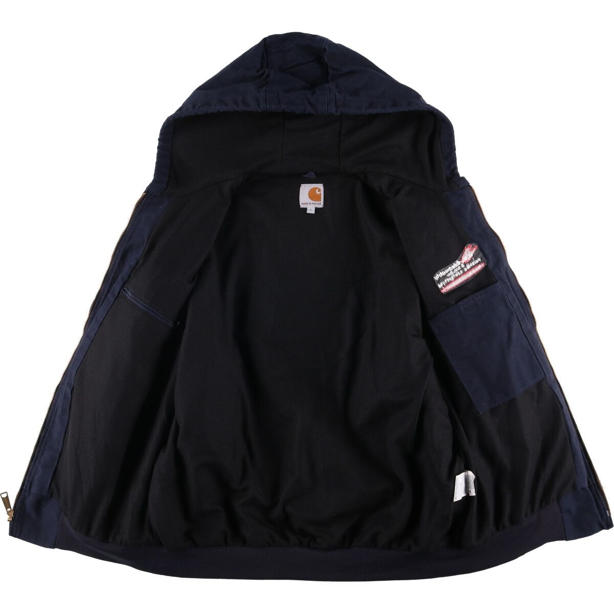 ダックフルジップパーカー メンズL相当