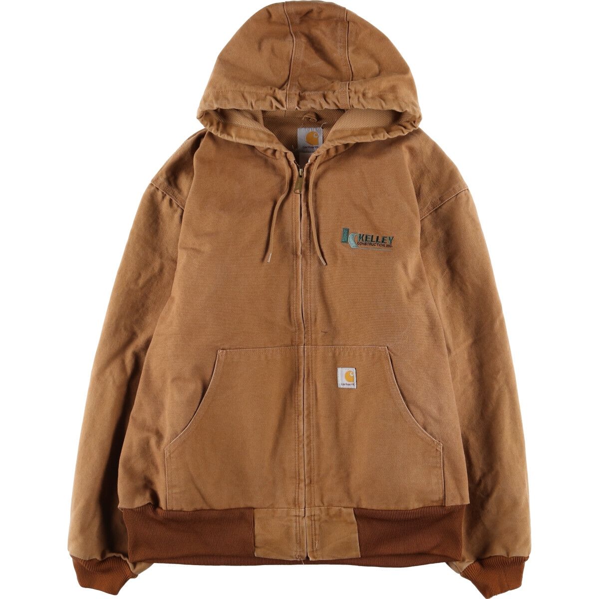 古着 カーハート Carhartt アクティブジャケット ダックフルジップパーカー メンズXL相当 eaa 590659