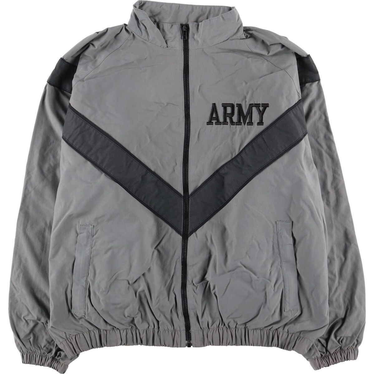 古着 00年代 米軍実品 U.S.ARMY PFU トレーニングジャケット ナイロンジャケット MEDIUM REGULAR メンズM相当 eaa592240