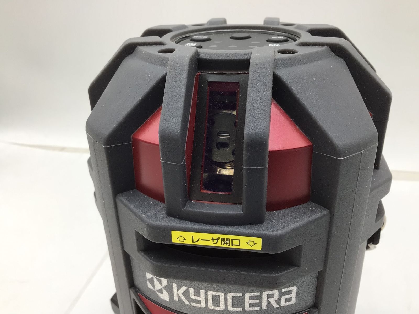  KYOCERA 京セラ 電子整準 ドット付グリーン レーザー墨出器 三脚付 エコツー M 02 メジャー 距離測定 計測 検査