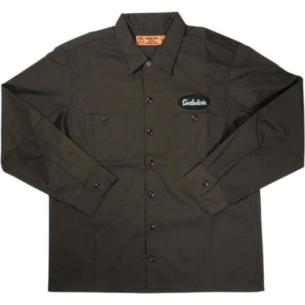 Size L TENDERLOIN テンダーロイン T-WORK SHT L BROWN 長袖シャツ 茶 新古品 20828678
