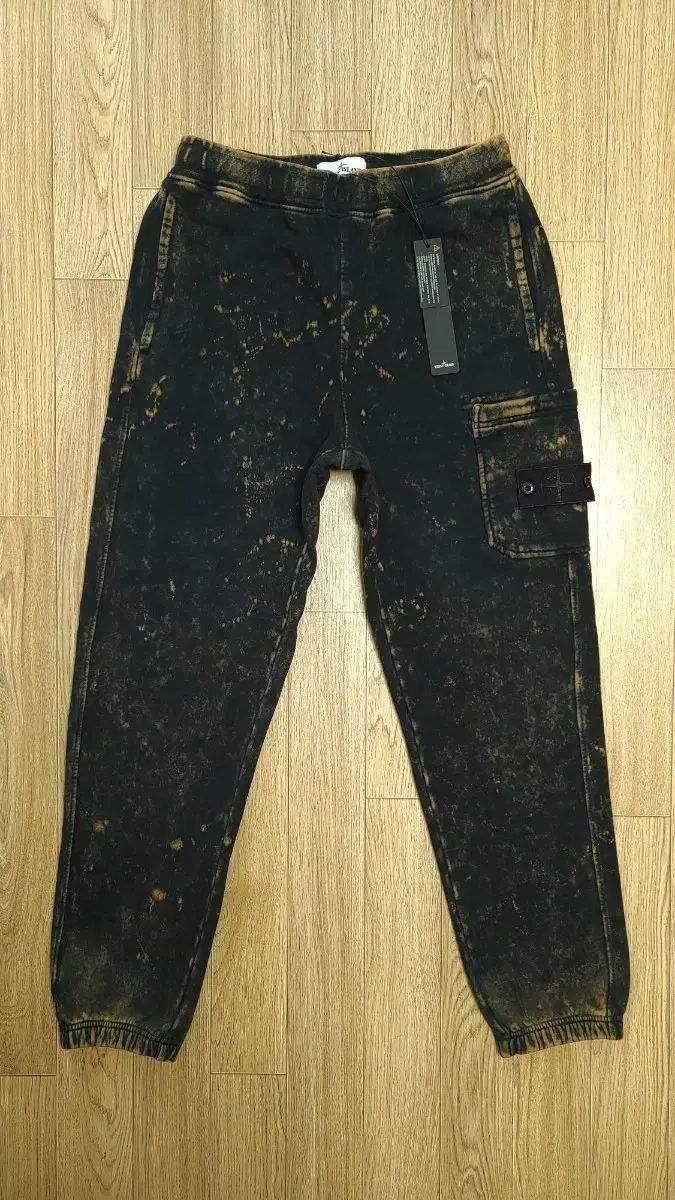 ストーンアイランド ワッペン タイダイ 起毛 ジョガーパンツ 32 33