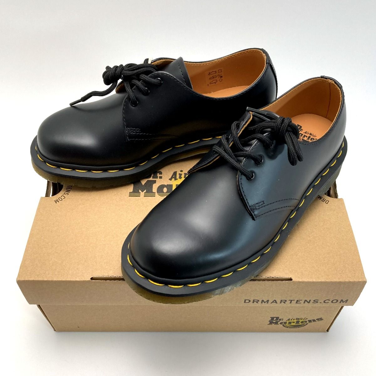 Dr.Martens ドクターマーチン 3 ホール シューズ AW006 10085 ブラック UK5 24cm レディース き