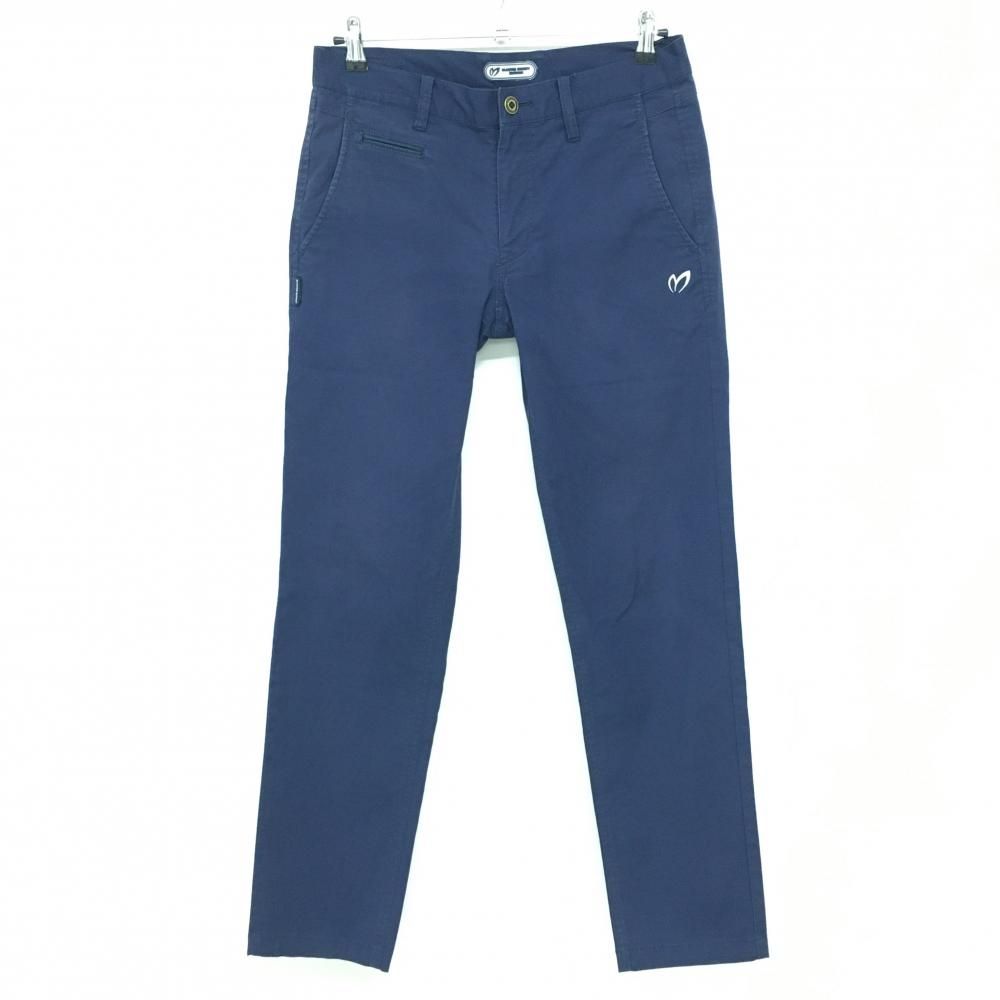 美品　MASTER BUNNY EDITION メンズゴルフパンツ　ネイビー マスターバニー パンツ ネイビー ストレッチ メンズ 4 ゴルフウェア