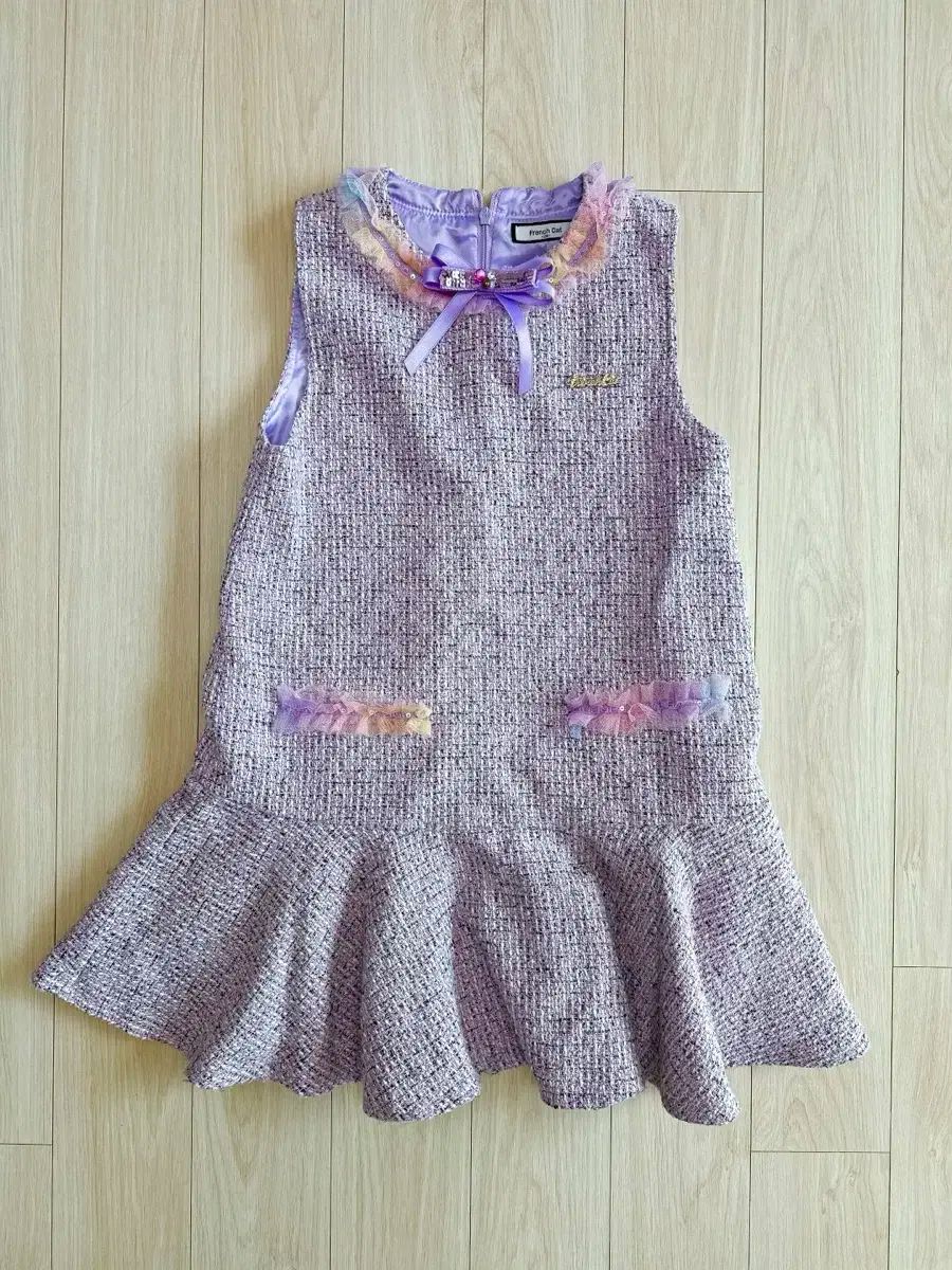 フレンチキャット ツイード アウター ONE PIECE 130