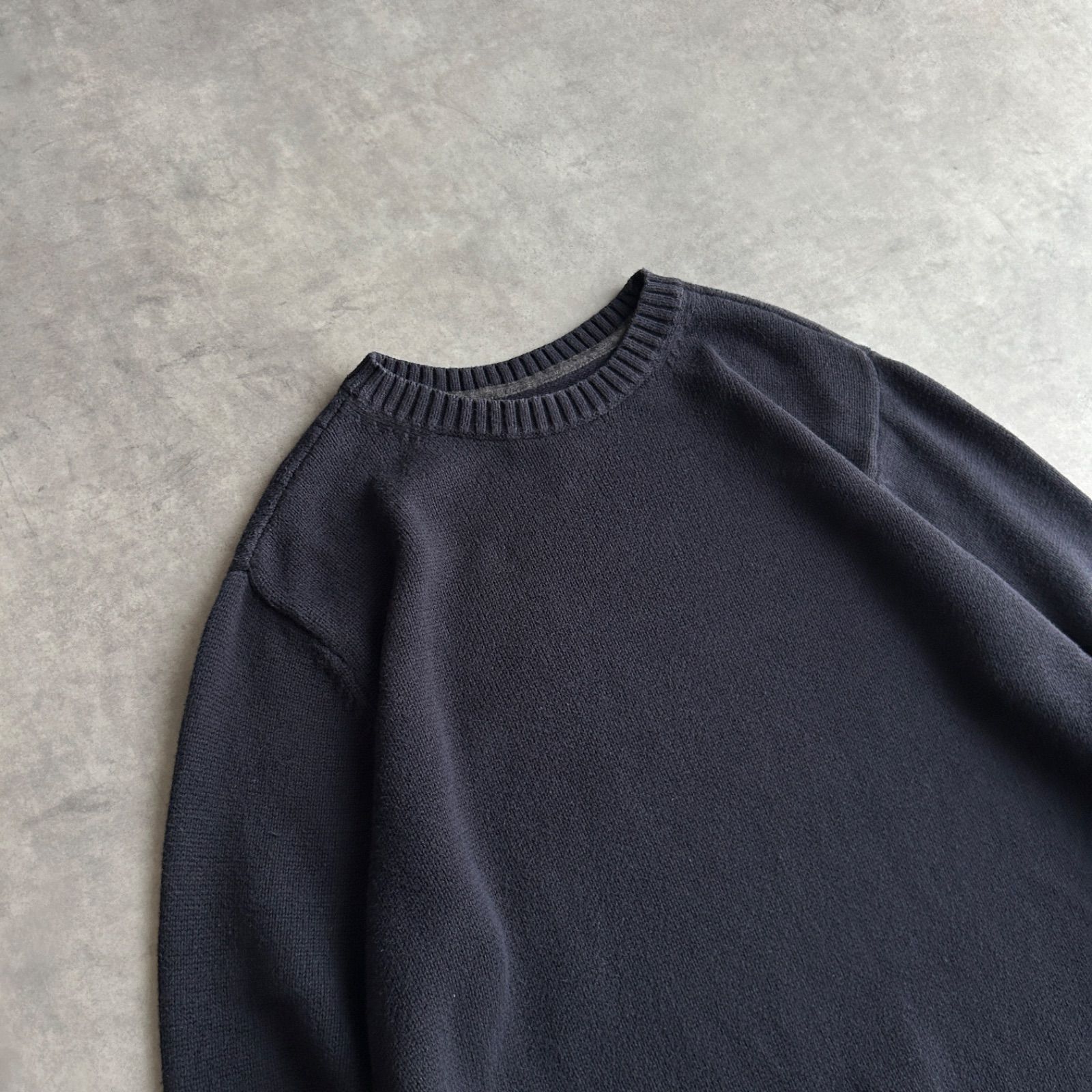 St. John's Bay ラグラン コットン クルーネックセーター