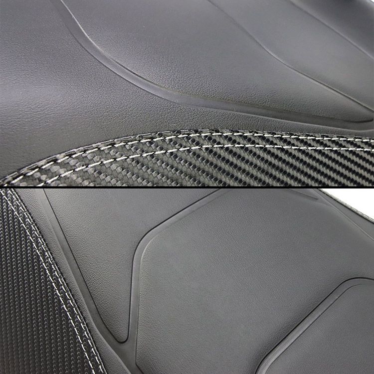 ヤマハ対応 Xマックス250 XMAX 250 SG42J SG64J 用 ローダウン カスタムシート完成品 黒レザー調 ＆カーボン調 2018- 式 BRIGHTFACE_UK