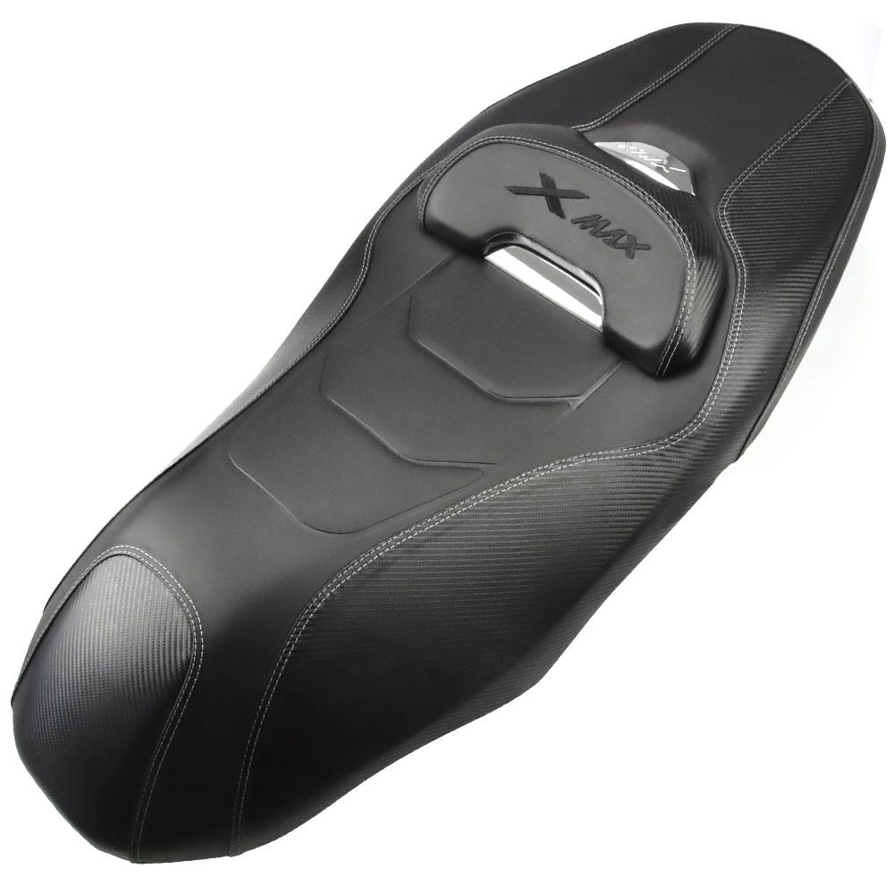 ヤマハ対応 Xマックス250 XMAX 250 SG42J SG64J 用 ローダウン カスタムシート完成品 黒レザー調 &カーボン調 2018- 式